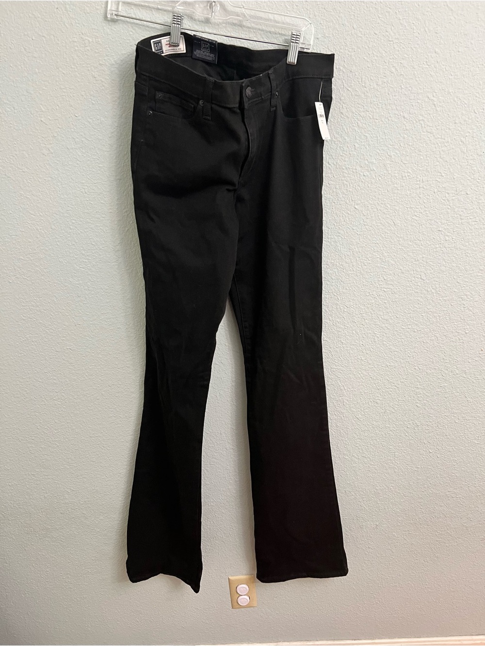 GAP 10L Black Women's Perfect Boot Cut Mid Rise Jeans